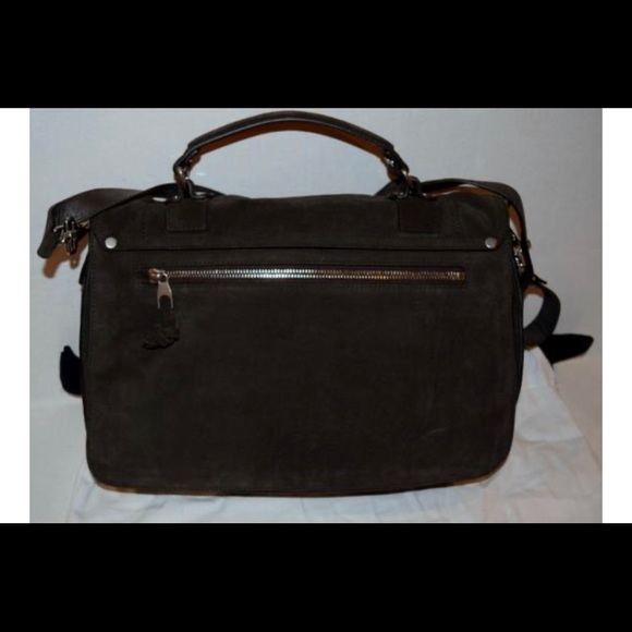 Proenza Schouler Pepe Grey suede PS1 medium shoulder bag. - Picture 4 of 7